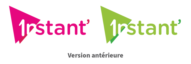 Anciennes versions du logo de l’imprimerie Instant